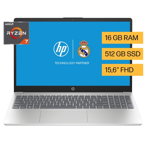 [B4ST5LA] Notebook HP AMD Ryzen 7 15.6" 16GB 512GB SSD Windows 11 Home
