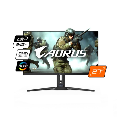 [AORUS FO27Q2 SA1] Monitor Gigabyte 27 OLED 240Hz 0,03Ms GTG FO27Q2