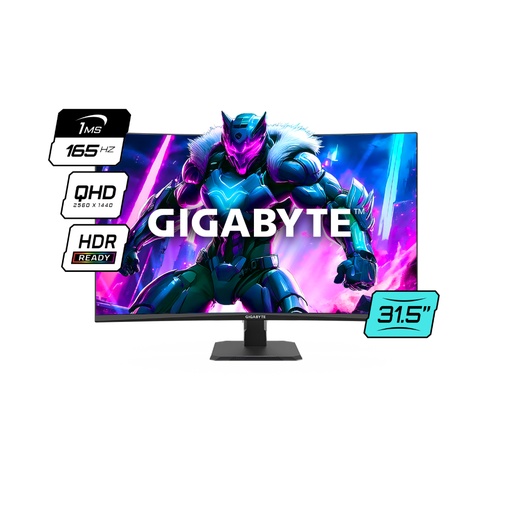 [GS32QC SA1] Monitor Gigabyte Curvo 31.5 VA 1500R 165Hz 1Ms GS32QC SA1