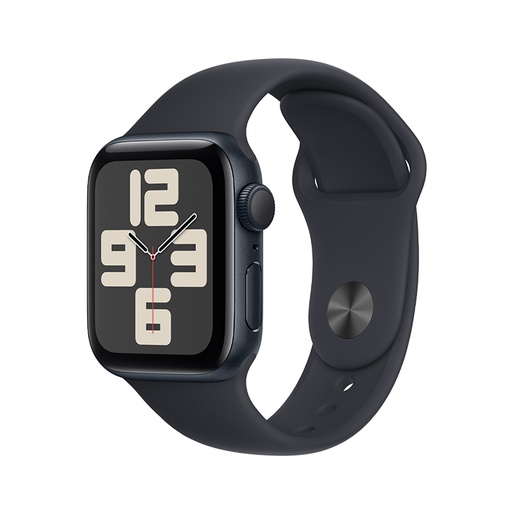Apple Watch SE GPS 40mm Midnight Aluminium Case with Midnight Sport Band - M/L