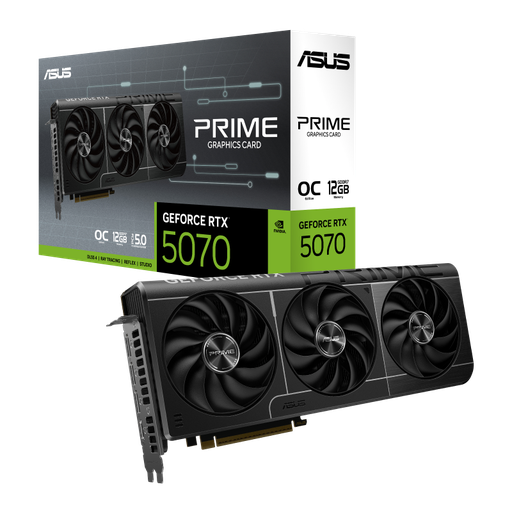 [PRIMERTX5070O12G] Placa de video Asus Prime GeForce RTX 5070 OC Edition 12GB