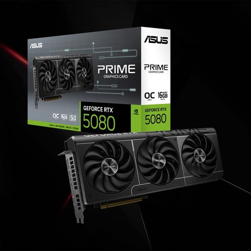 [PRIMERTX5080O16G] Placa de video Prime GeForce RTX 5080 OC Edition 16GB GDDR7 2685 MHz