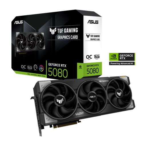 [TUF-RTX5080-O16G] Placa de video Asus TUF Gaming GeForce RTX 5080 OC Edition 16GB