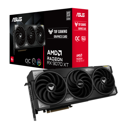 [TUF-RX9070XTO16G] Placa de video Asus TUF Gaming GeForce RTX 9070 OC Edition 16 GB