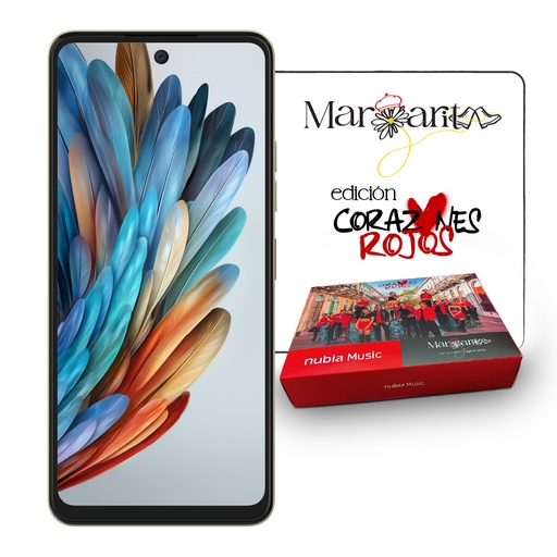 [NMAL1BY5GMT] Kit Nubia Music Margarita Edición Corazones Rojos