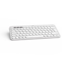 Teclado Logitech Pebble Keys 2 K380 Español Blanco