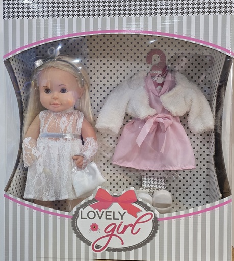 [LOVELY905] Muñeca Cariñito Lovely Girl Con Ropa