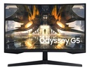 Monitor Samsung Odyssey G5 27" Gaming Qhd 165hz Curvo 1000r Negro