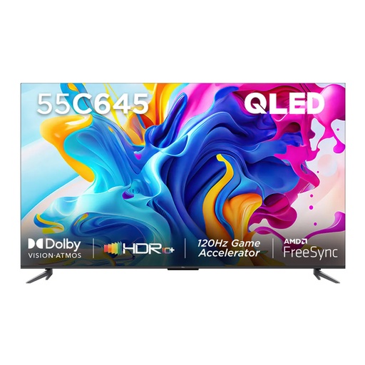 [L55C645-F] Smart Tv TCL 55" QLED  4K UDH - L55C645-F
