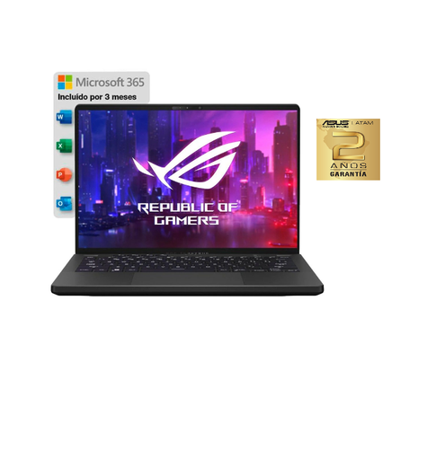 [GA402RJ-L8113W] Notebook Gamer ROG Zephyrus G14 GA402RJ-L8113W Ryzen 9 16GB 512GB GTX1650 Win11