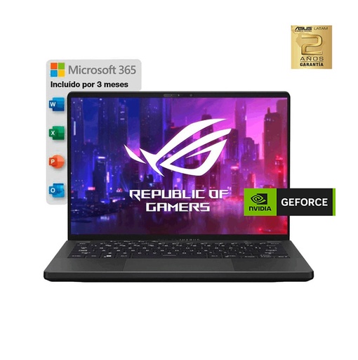 [GA402RJ-L8113W] Notebook Gamer Rog Zephyrus G14 Ga402Rj-L8113W Ryzen 9 GeForce GTX1650 512Gb 16Gb RAM Win11