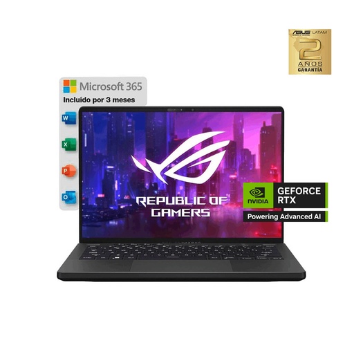 [GA402RJ-L8113W] Notebook Gamer Rog Zephyrus G14 Ga402Rj-L8113W Ryzen 9 GeForce GTX1650 512Gb 16Gb RAM Win11