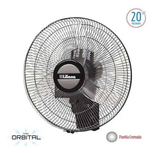 [VWOC20] Ventilador de Pared Liliana Parrilla Cromada 20"